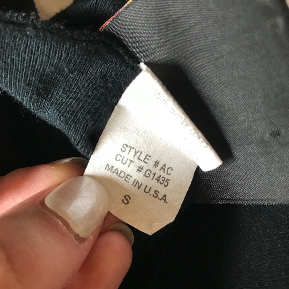 ☘️🍋AC/DC logo long sleeved tee black/white - Picture 6 of 7